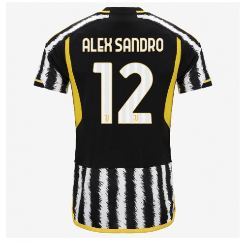 Pánský Fotbalový dres Juventus Alex Sandro #12 2023-24 Domácí Krátký Rukáv